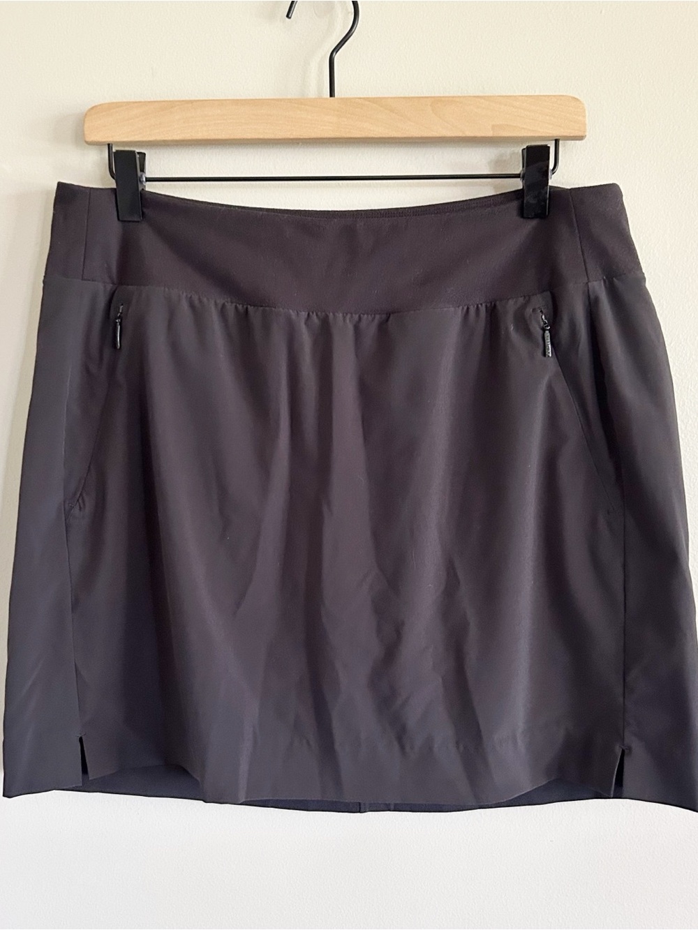 Athleta • black fitness tennis running skort skirt 12